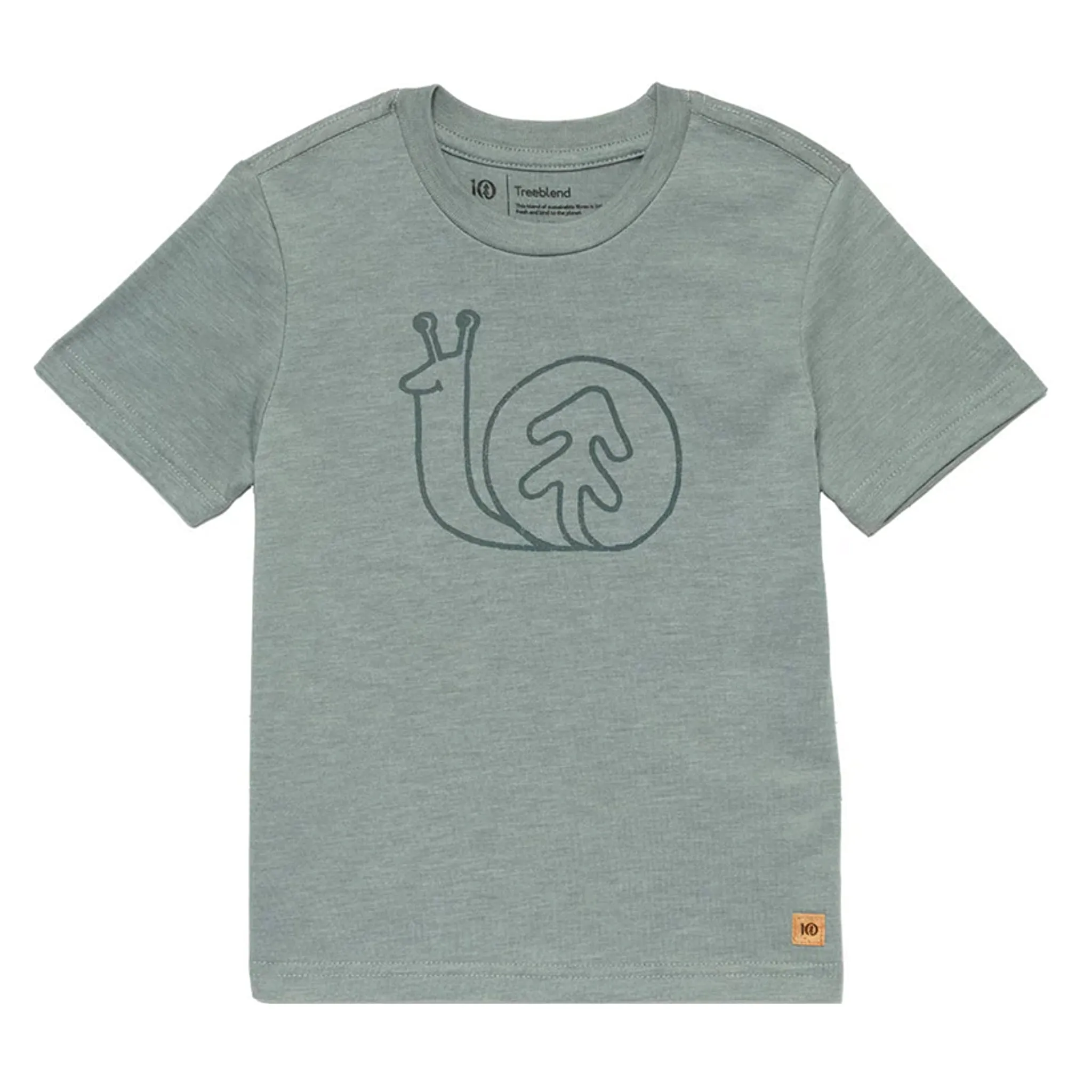 Tentree T-shirt K Snail Gris 2-5ans