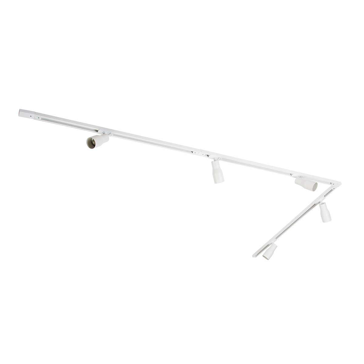 Modern railsysteem met 5 spots wit 1-fase - Iconic Kohua