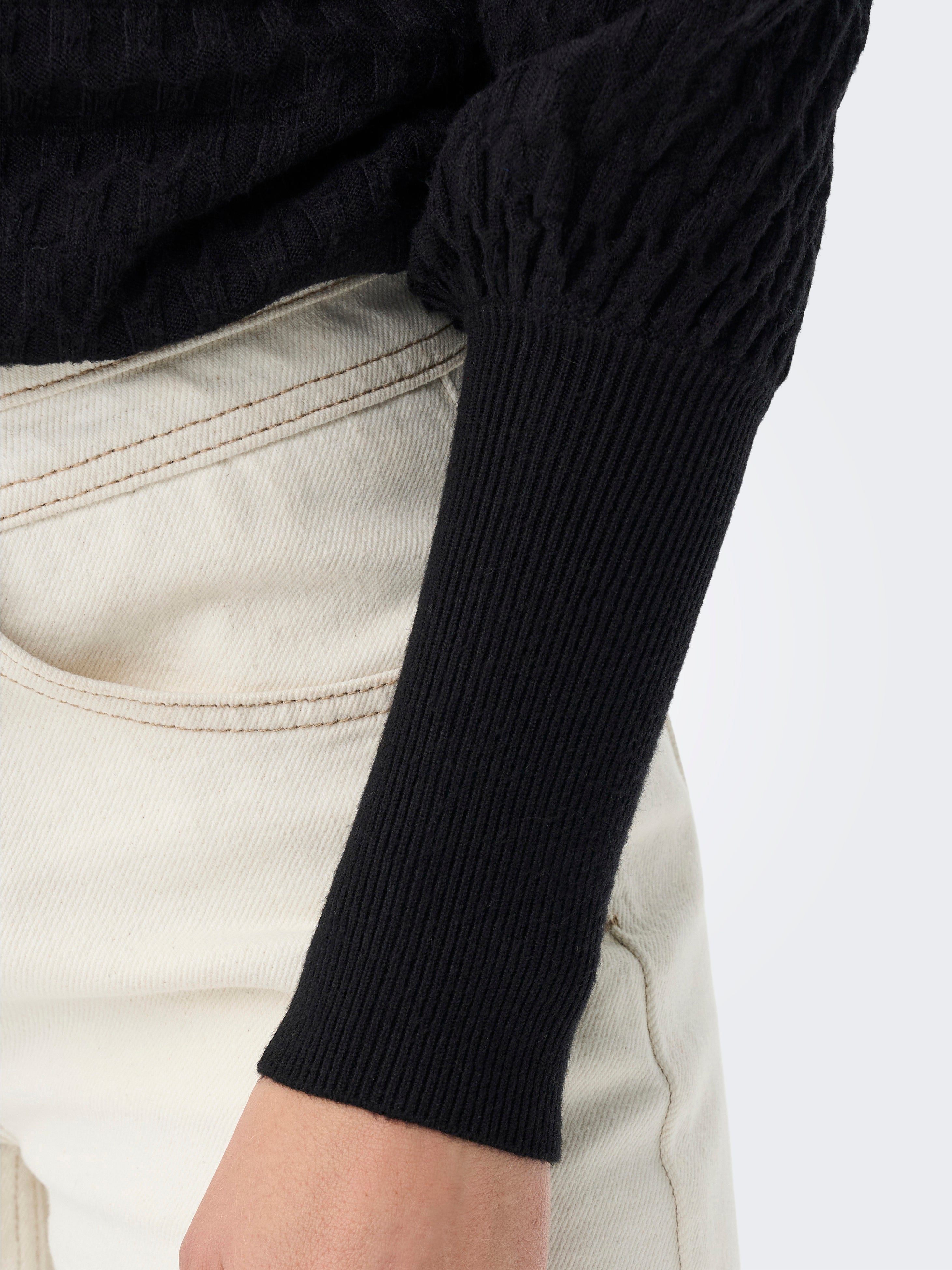 ONLFAYE Strickpullover Black