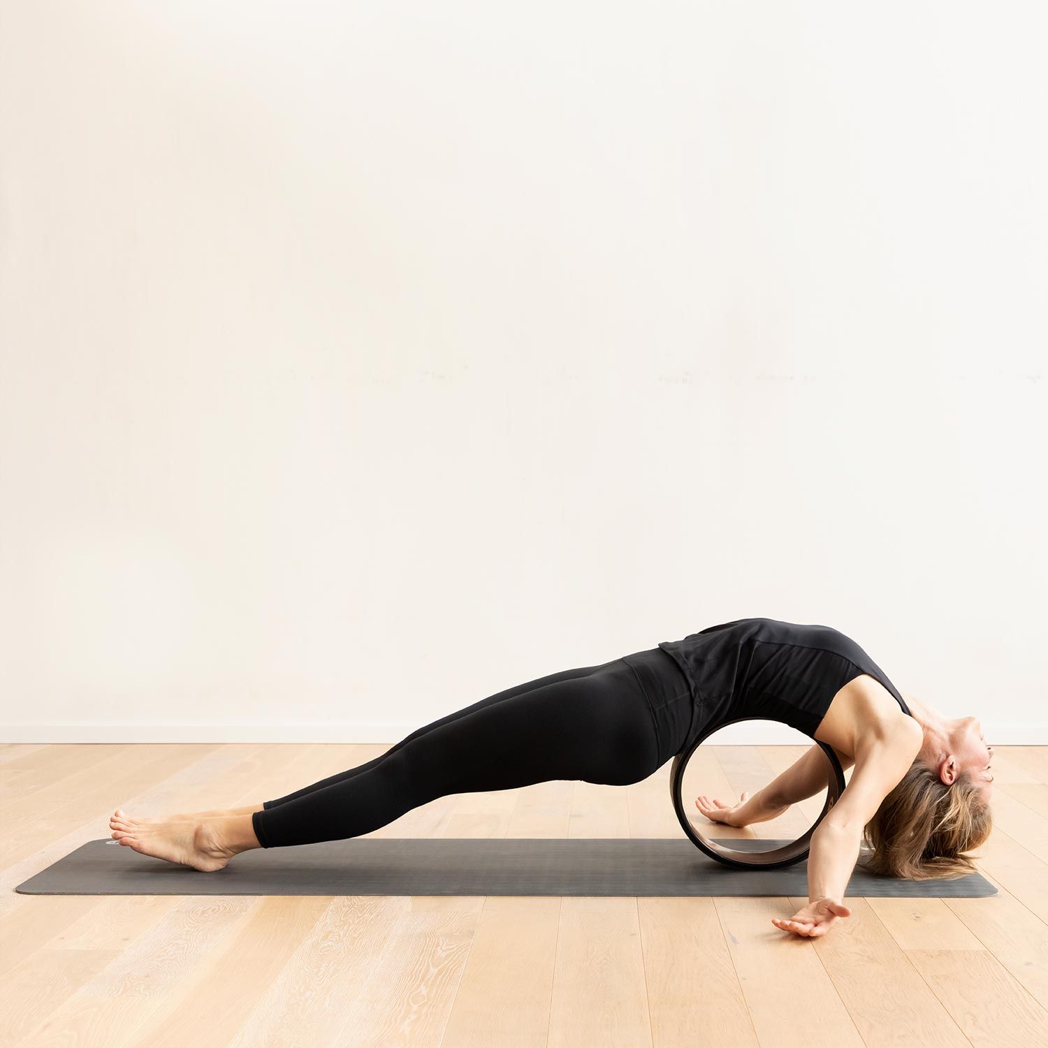 bodhi Yoga Wheel SAMSARA Kork, Kork mit Print Ethno, schwarz