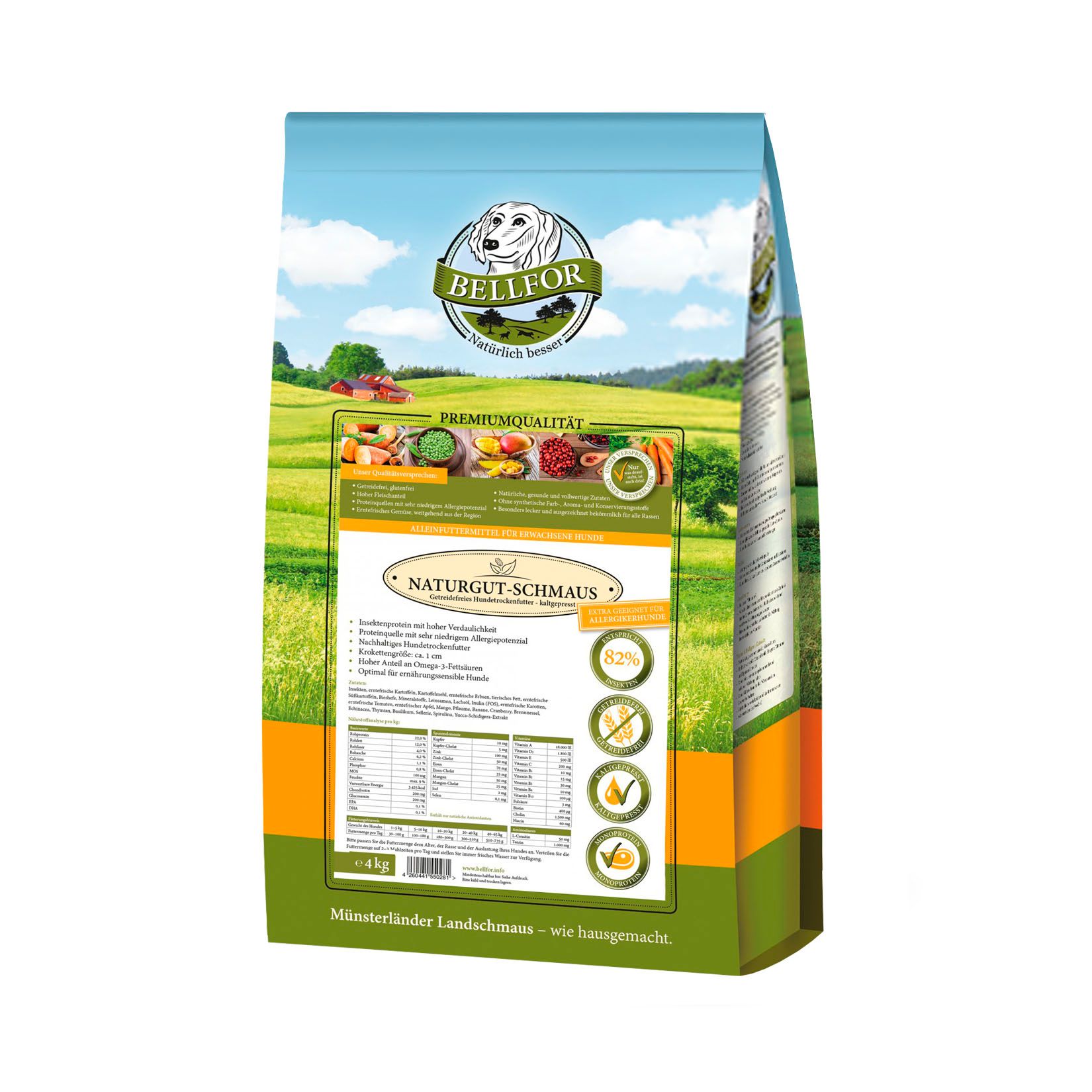 Bellfor Irischer Wolfshund Futter Set für Hunde