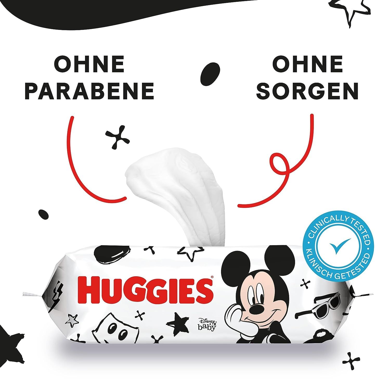 Huggies Baby Feuchttücher Disney Reinigungstücher Tücher Monatsbox
