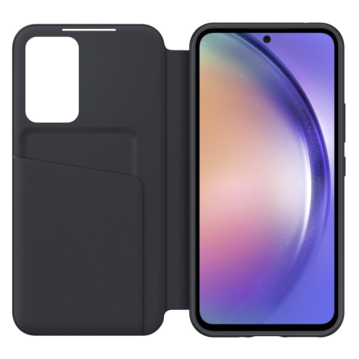 Galaxy A54 5G Smart View Book Cover Flipcase Hülle (EF-ZA546CBEGWW) - Schwarz