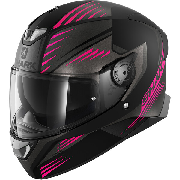 Shark - Casque Skwal 2.2 Hallder Noir / Anthracite / Violet