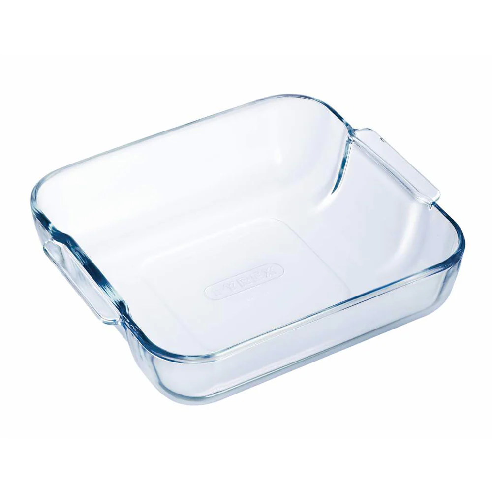 Plat carré 21 cm Pyrex