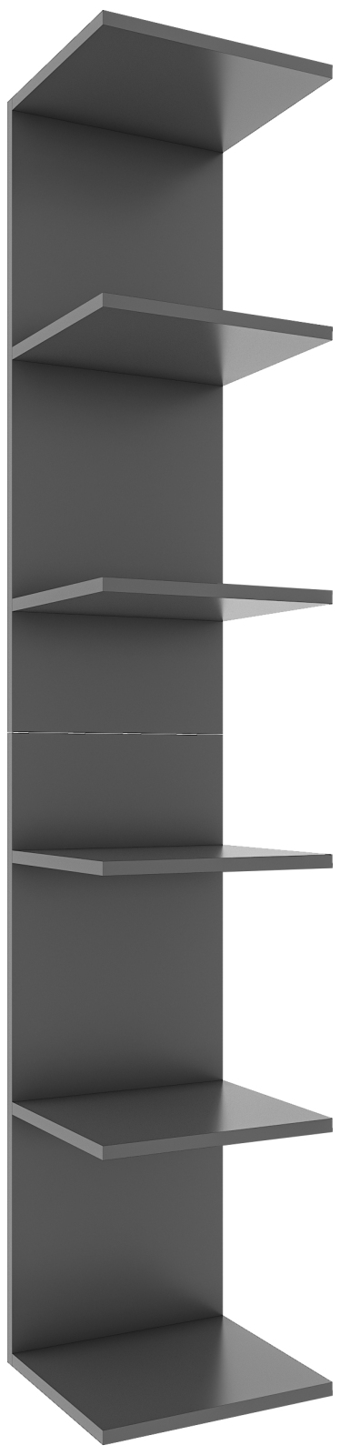 Wandregal LAZAS - anthrazit - 35 cm