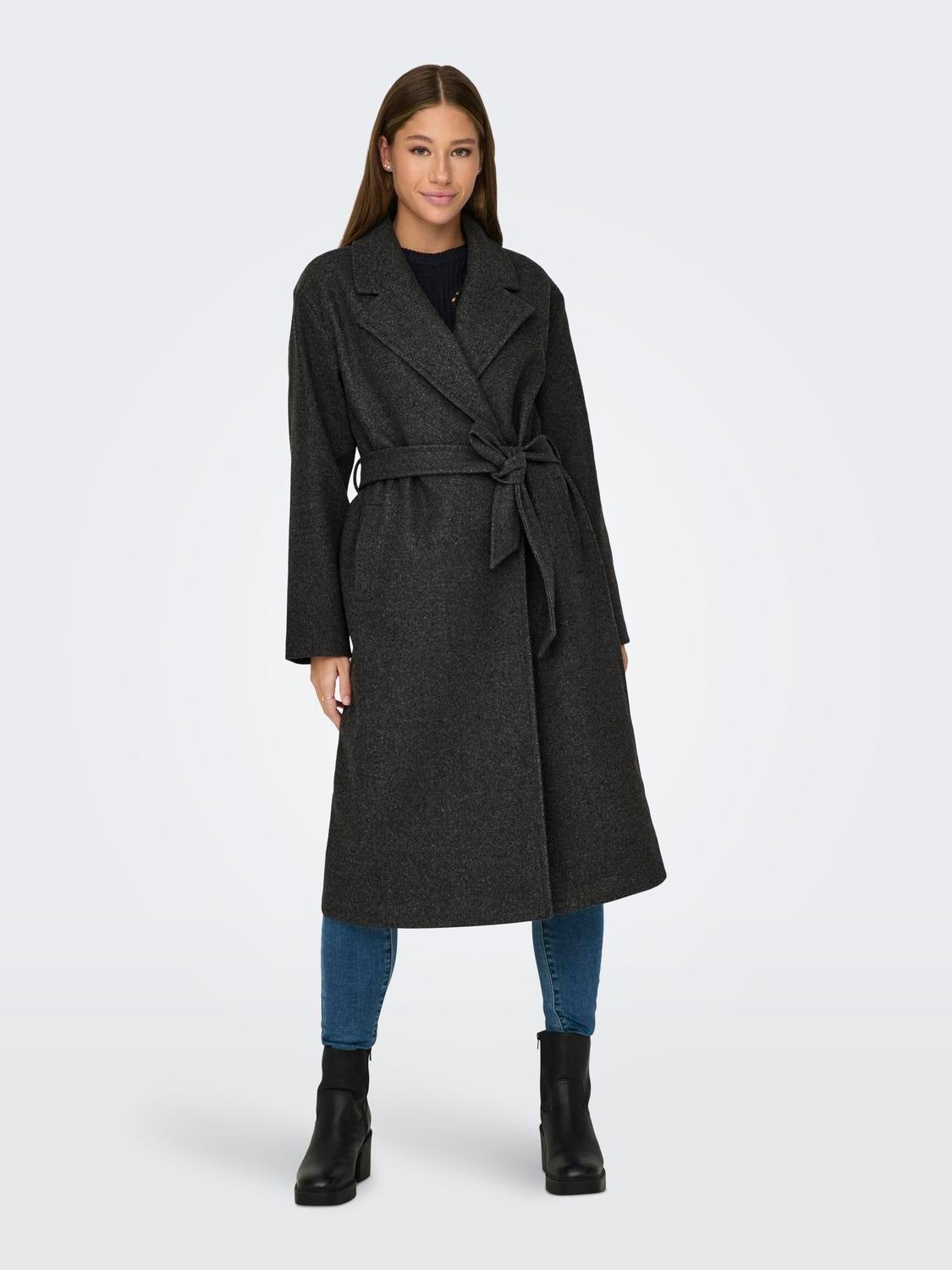 JDYVIOLA Mantel Dark Grey