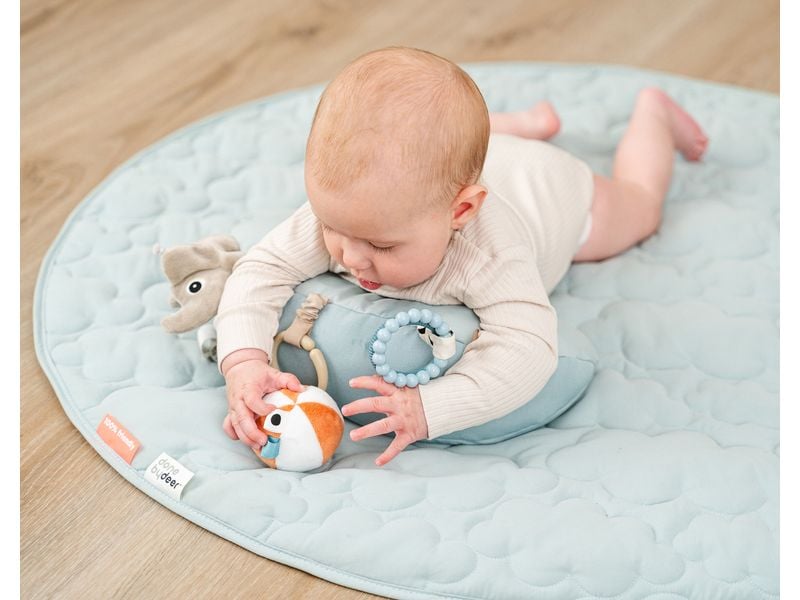 done by deer Tummy time Spielkissen Playground Blau Bauchlagekissen mit Spieleffekten