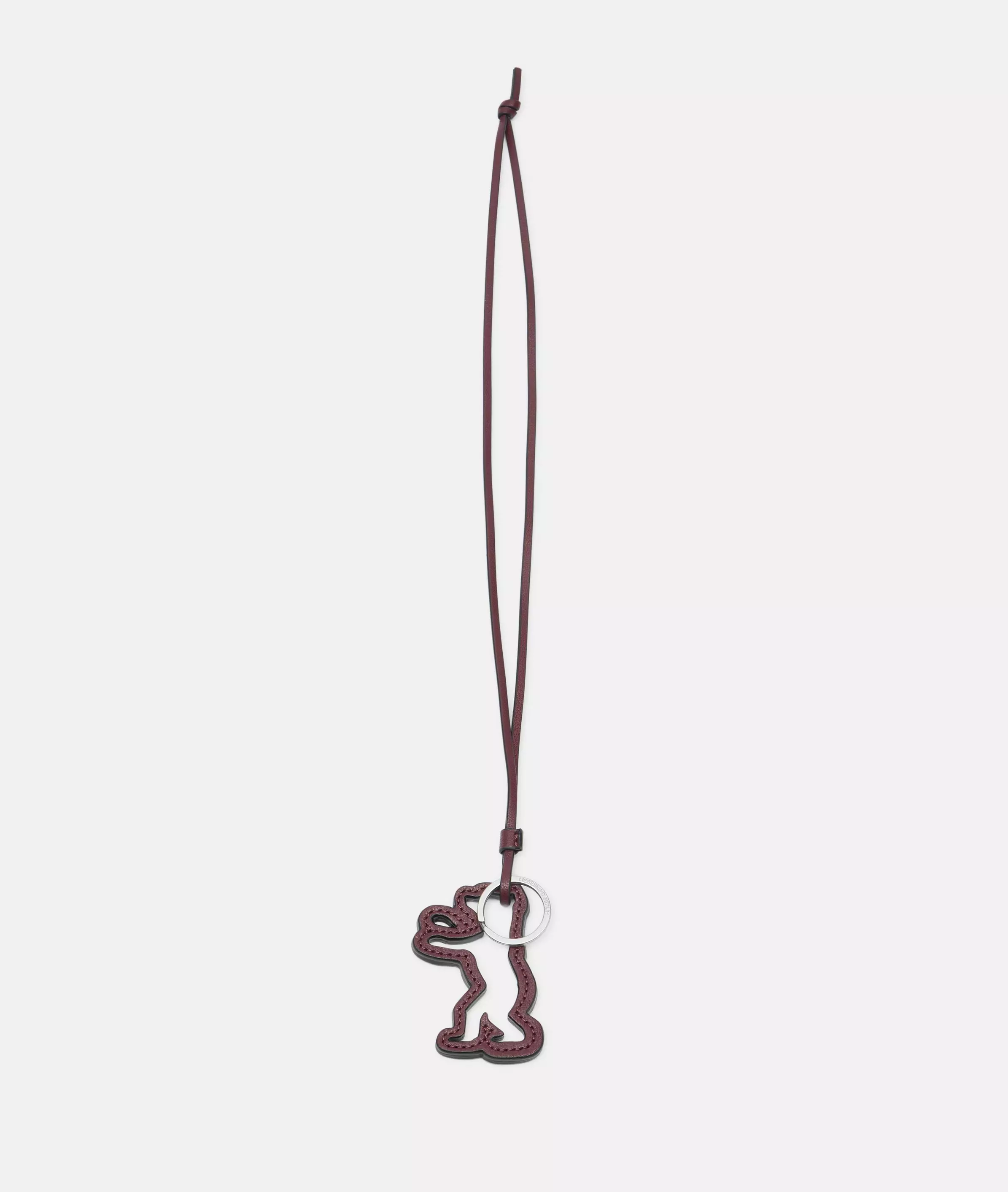 BEAR-LIN Keyring Key chain with a long leather strap