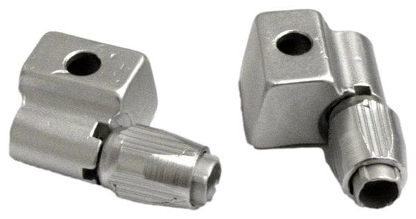 Butée Réglable VéloOrange Dajia Cycleworks Downtube Cable Stops w/ Adjustor Argent