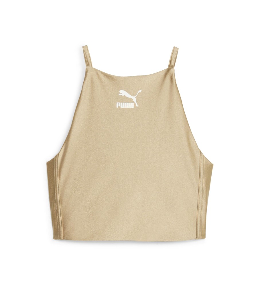 Puma Top curto T7 dourado