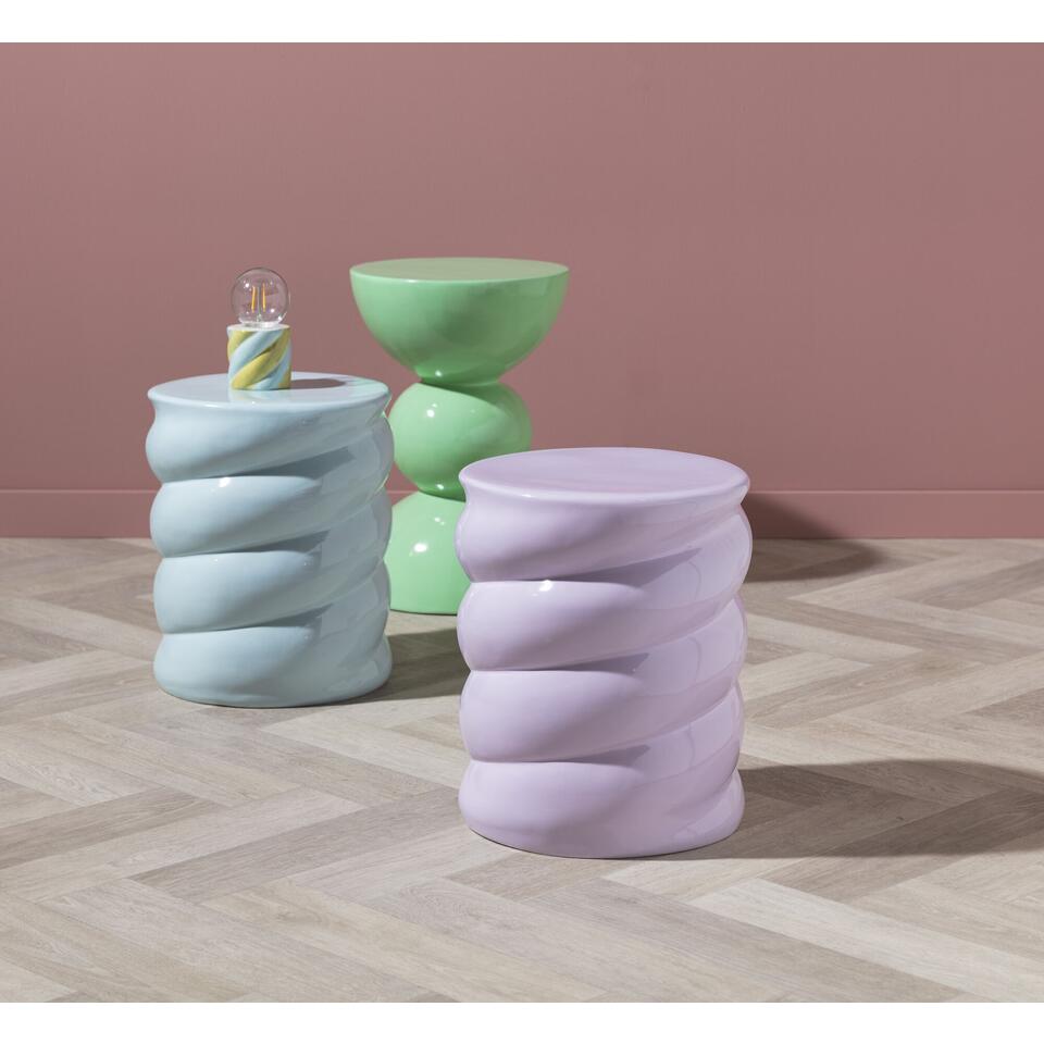 Tafellamp Swirl Groen-Blauw