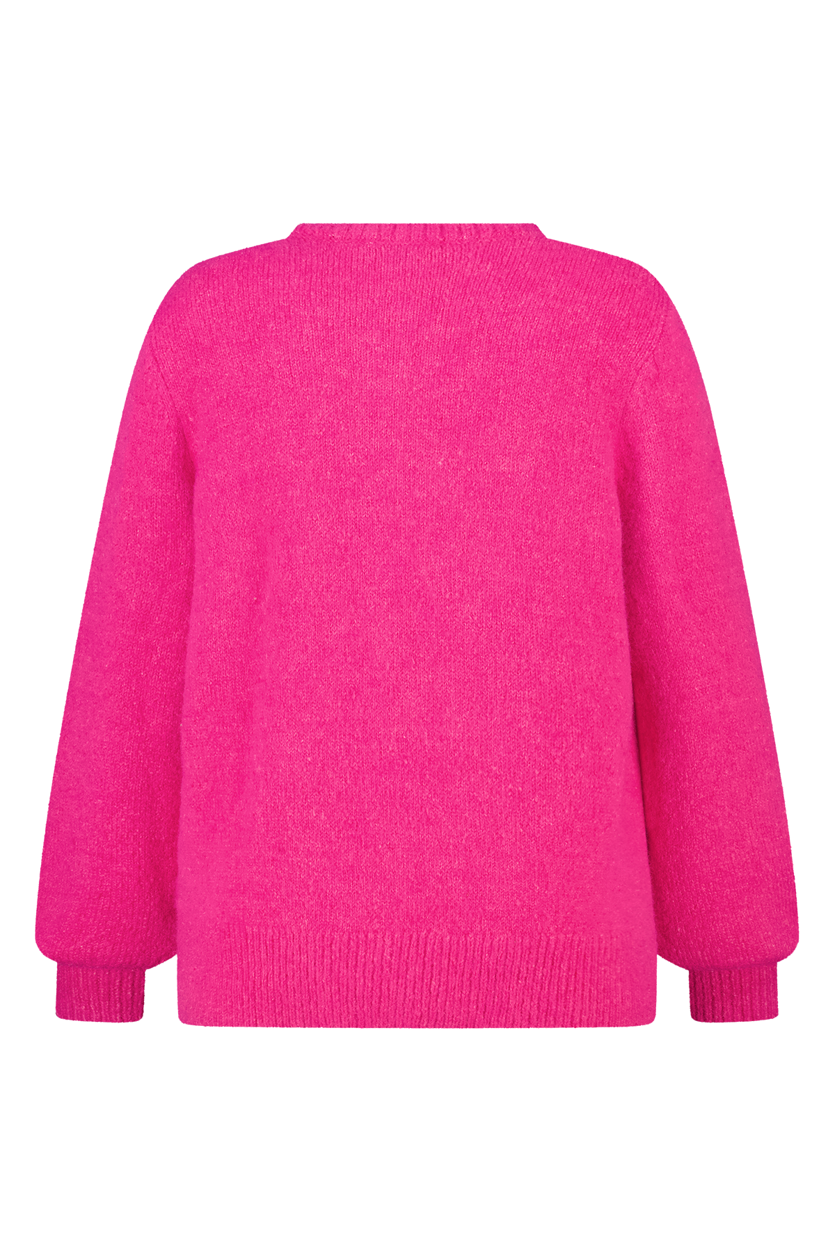 Fijn gebreid vest met knoopsluiting Fel pink