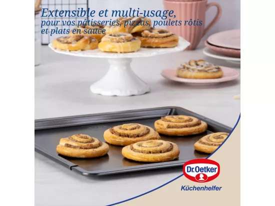 Plaque four extensible 36 à 52 x 33 cm Dr Oetker Tradition