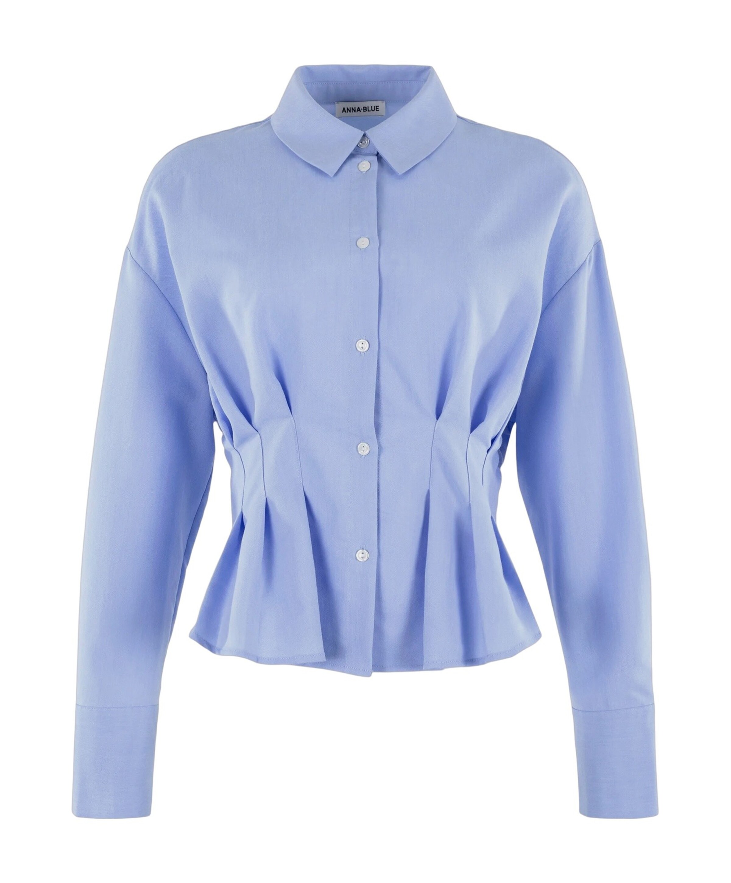 Anna Blue Dames blouse blauw