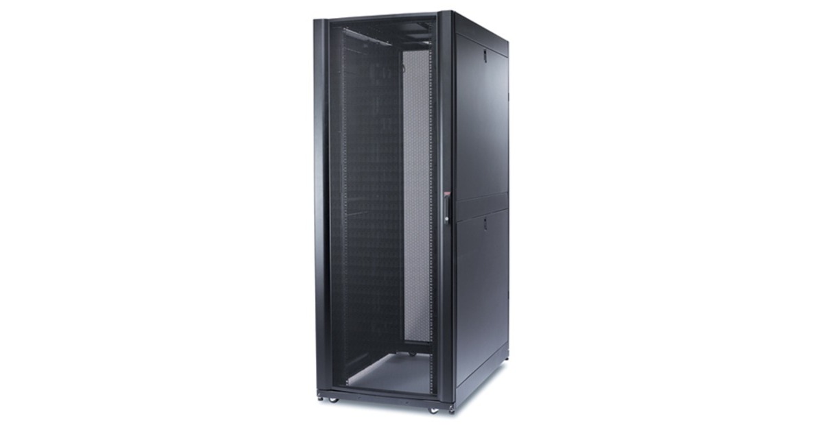 APCNetShelter SX 48U met zijpanelen, breed en diep server rack  (Zwart, 750 x 1200 x 2258mm)