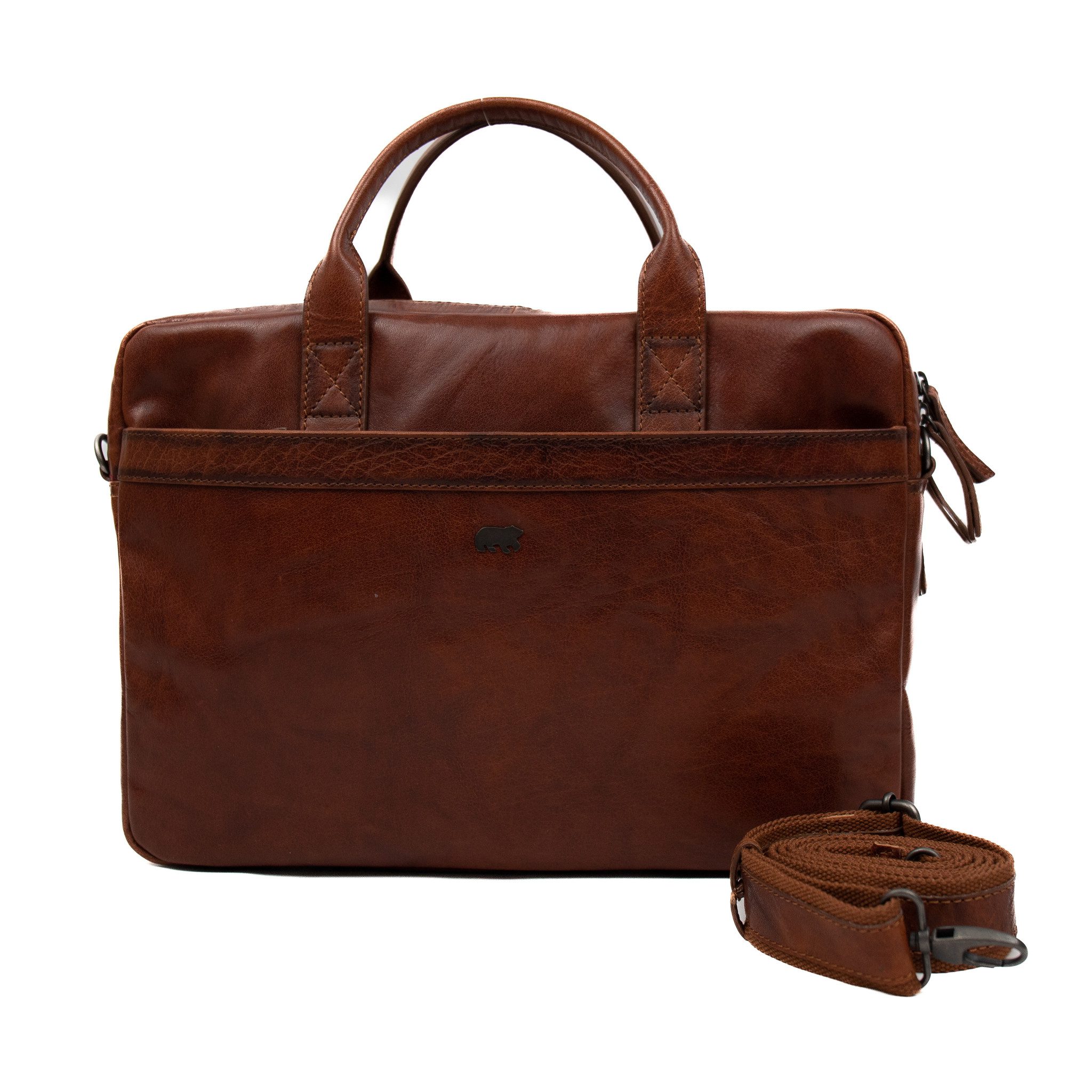 Bear Design Andora Laptoptas Quinn 17,3 inch Cognac AD43108