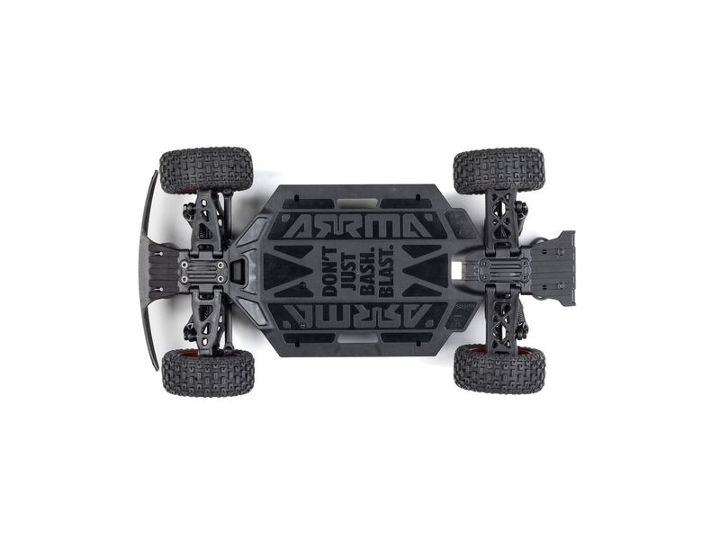 Arrma Desert Truck Mojave Grom Mega 380 Blau, RTR, 1:18 Robuster 4wd mini RC Trophytruck mit Spektrum Technik