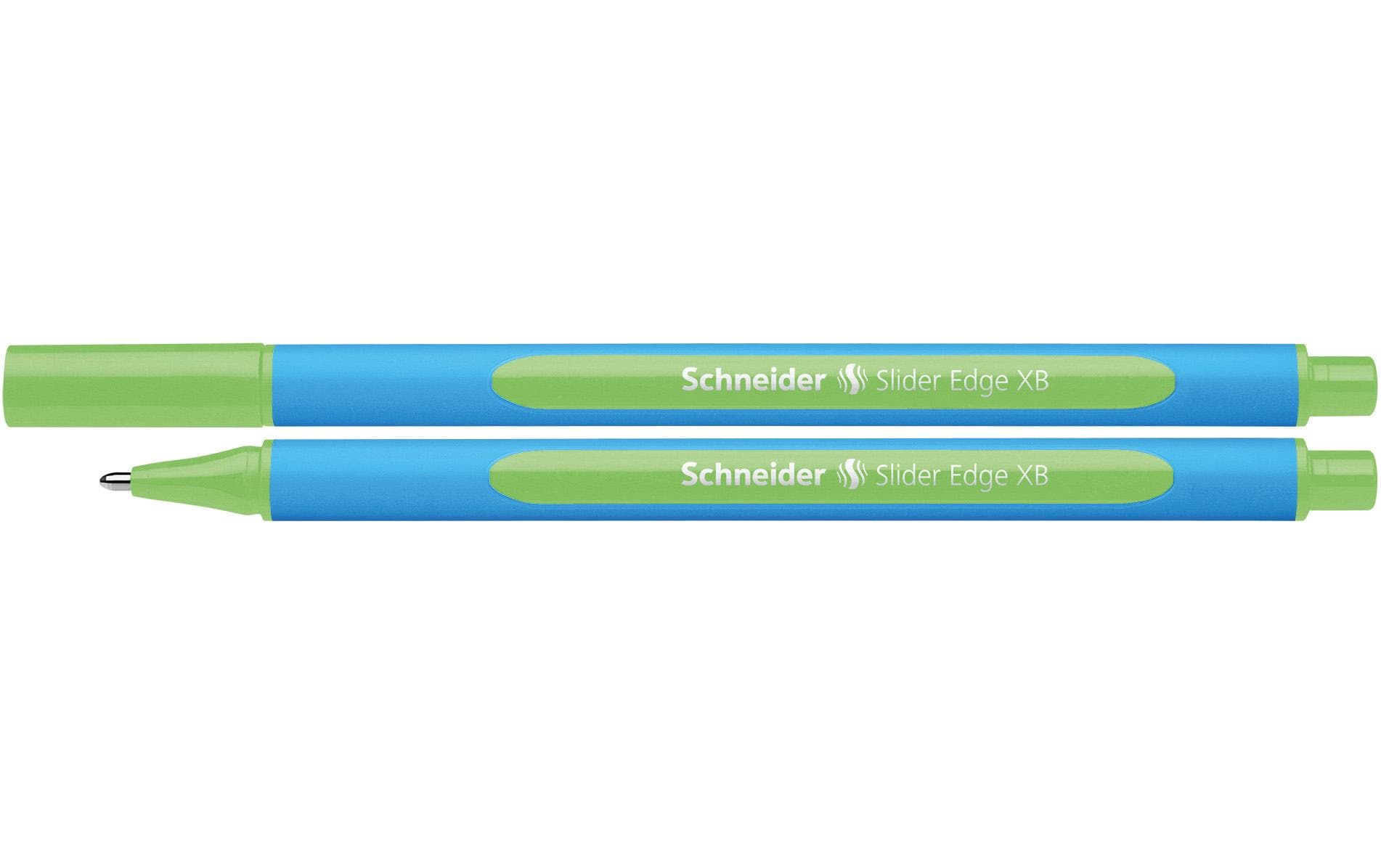 Kugelschreiber Slider Edge Extra Breit, HellgrünKugelschreiber mit Viscoglide-Technologie