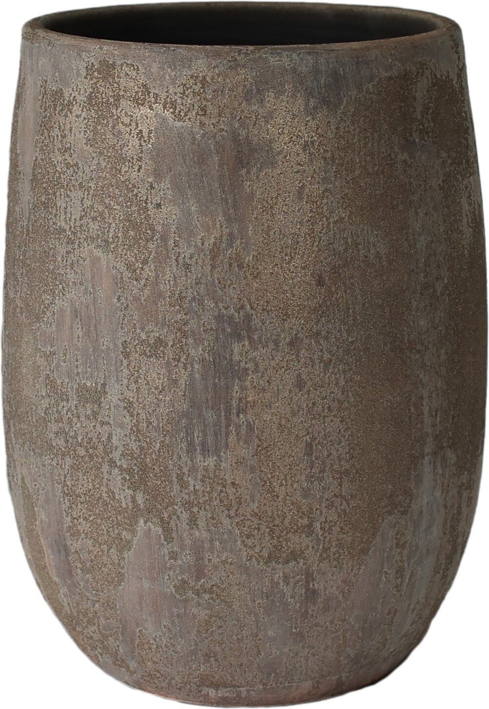 HS bloempot Avion beige D 26 H 40 cm
