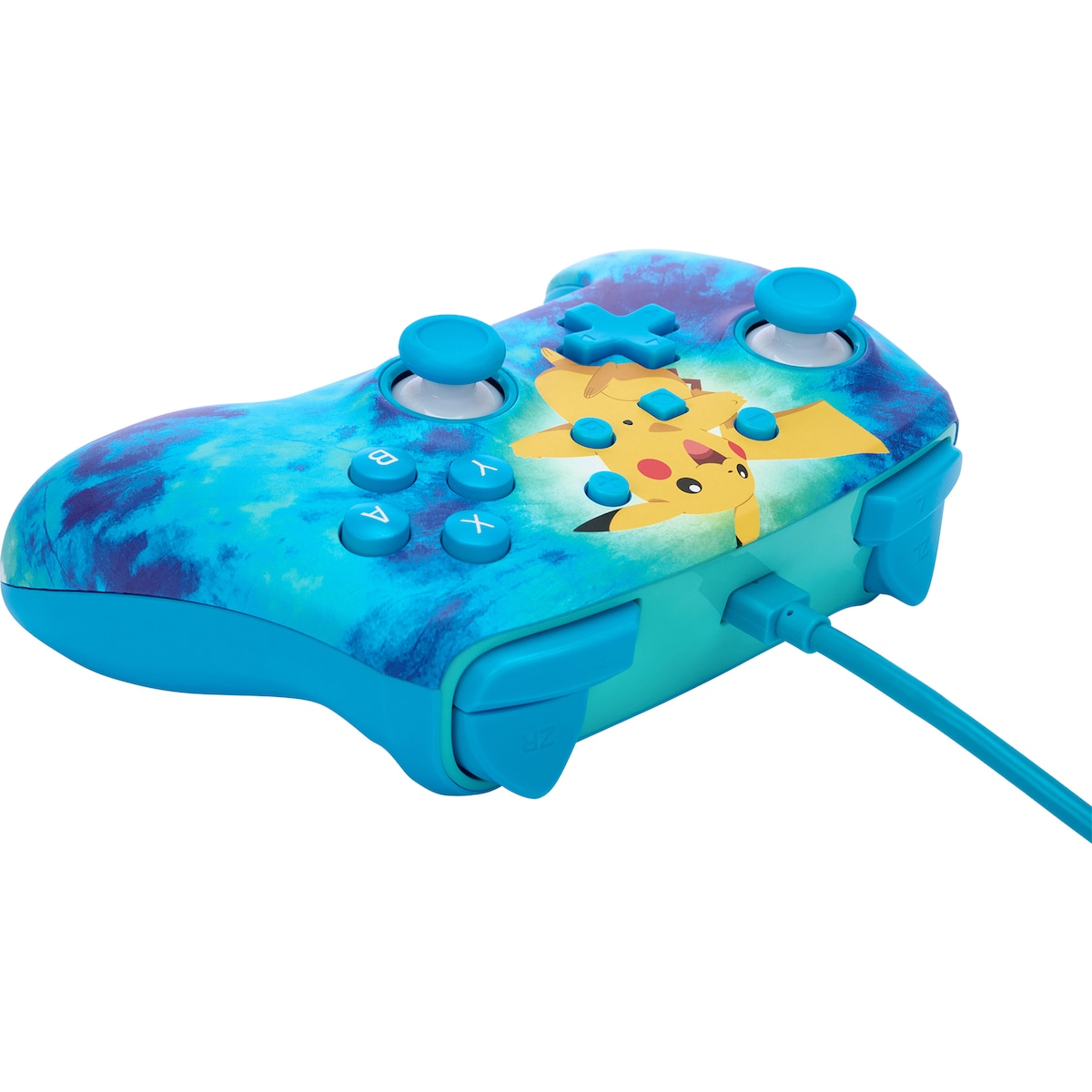 PowerA Nintendo Switch Enhanced USB kablet kontroller TieDye Pikachu