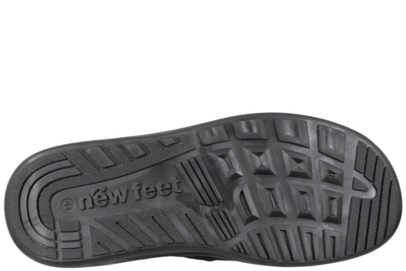 NEW FEET STØVLE I SORT NUBUCK