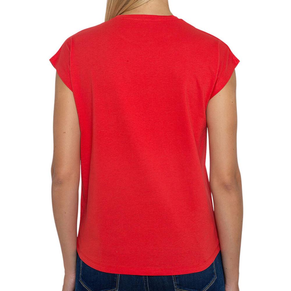 Pepe jeans T-shirt Rouge Femme Pepe Jeans Bloom