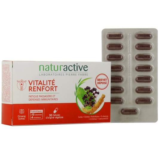 Naturactive Vitalité Renfort : fatigue passagère, système immunitaire