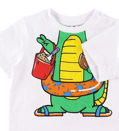 Stella McCartney Kids T-Shirt - Weiß m. Druck