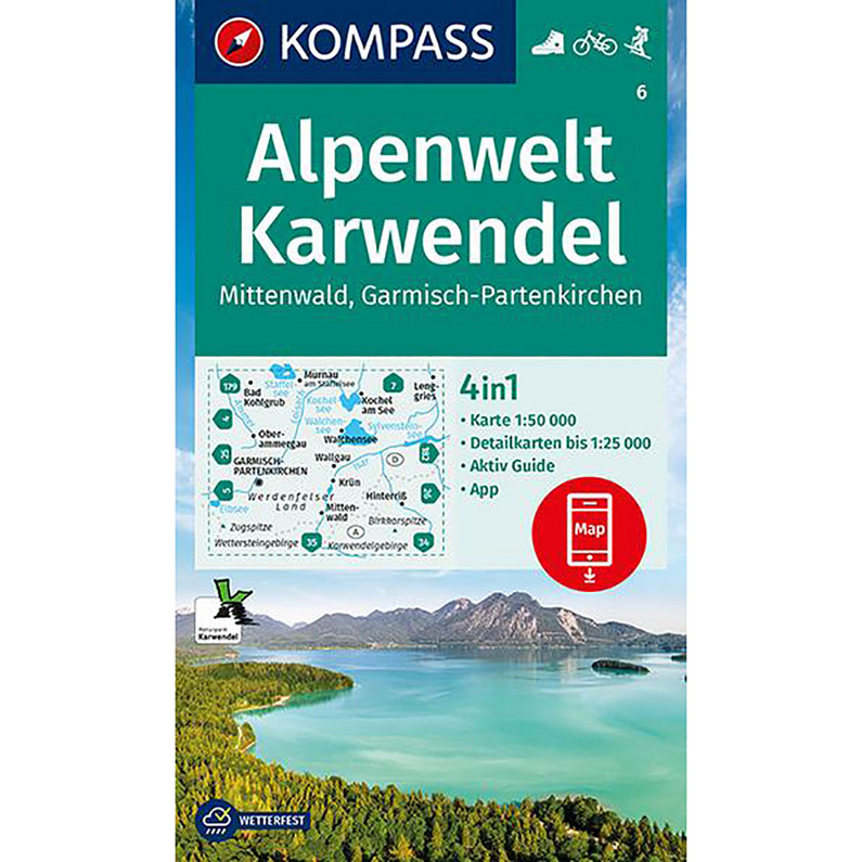 Kompass Verlag WK 6 Alpenwelt Karwendel