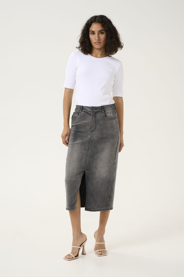 Kaffe KAsinem Skirt Medium grey denim