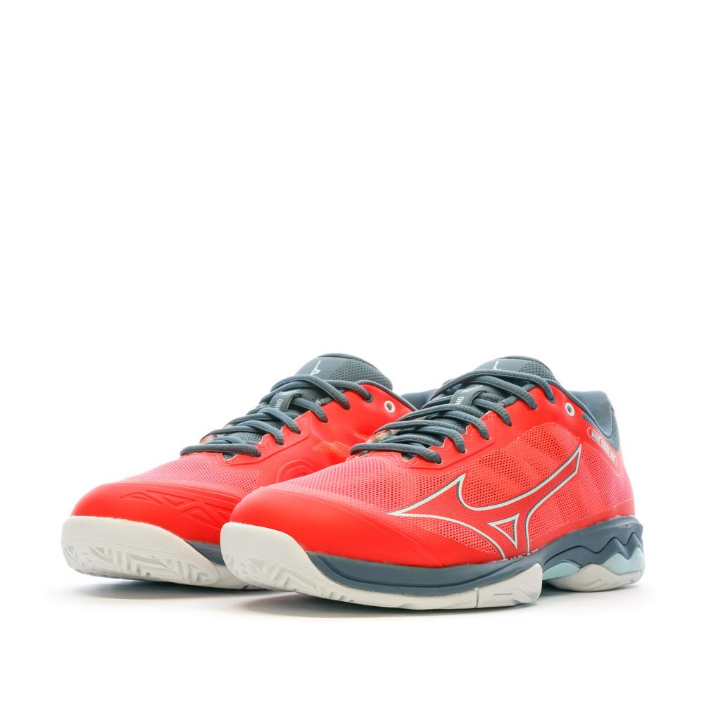 Mizuno Chaussures de Padel Rose/Rouge Femme Mizuno Wave Exceed