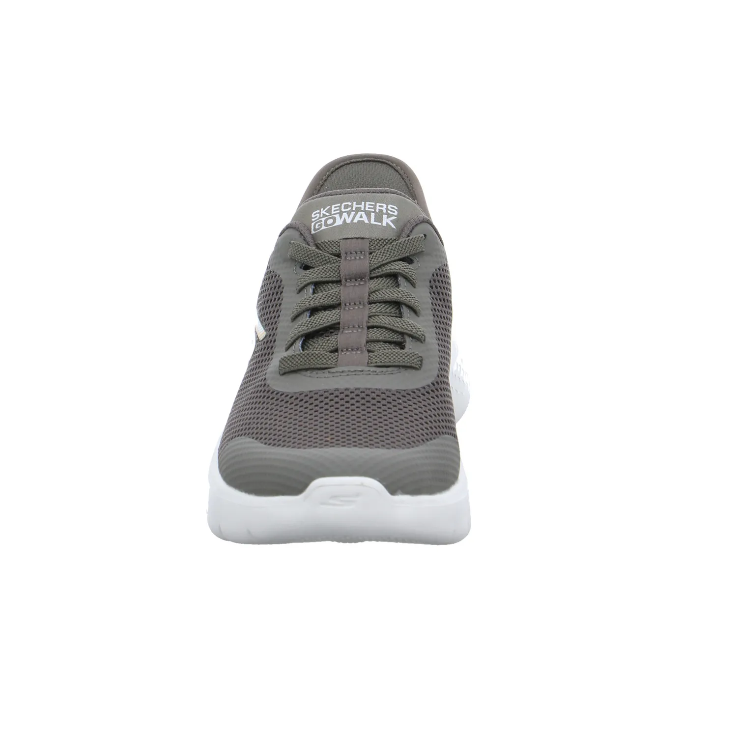 SKECHERS Halbschuhe Sneaker Stoff Braun Synthetik