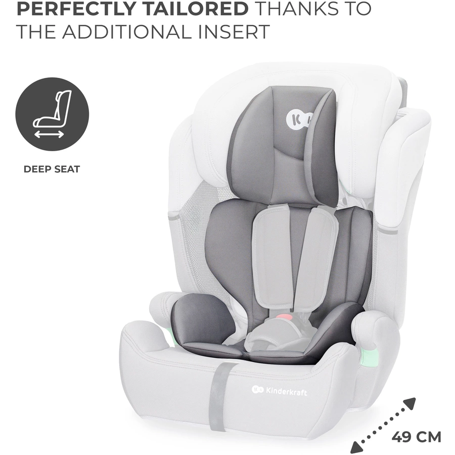 Kinderkraft Autokindersitz Comfort Up i-Size 76 bis 150 cm grau