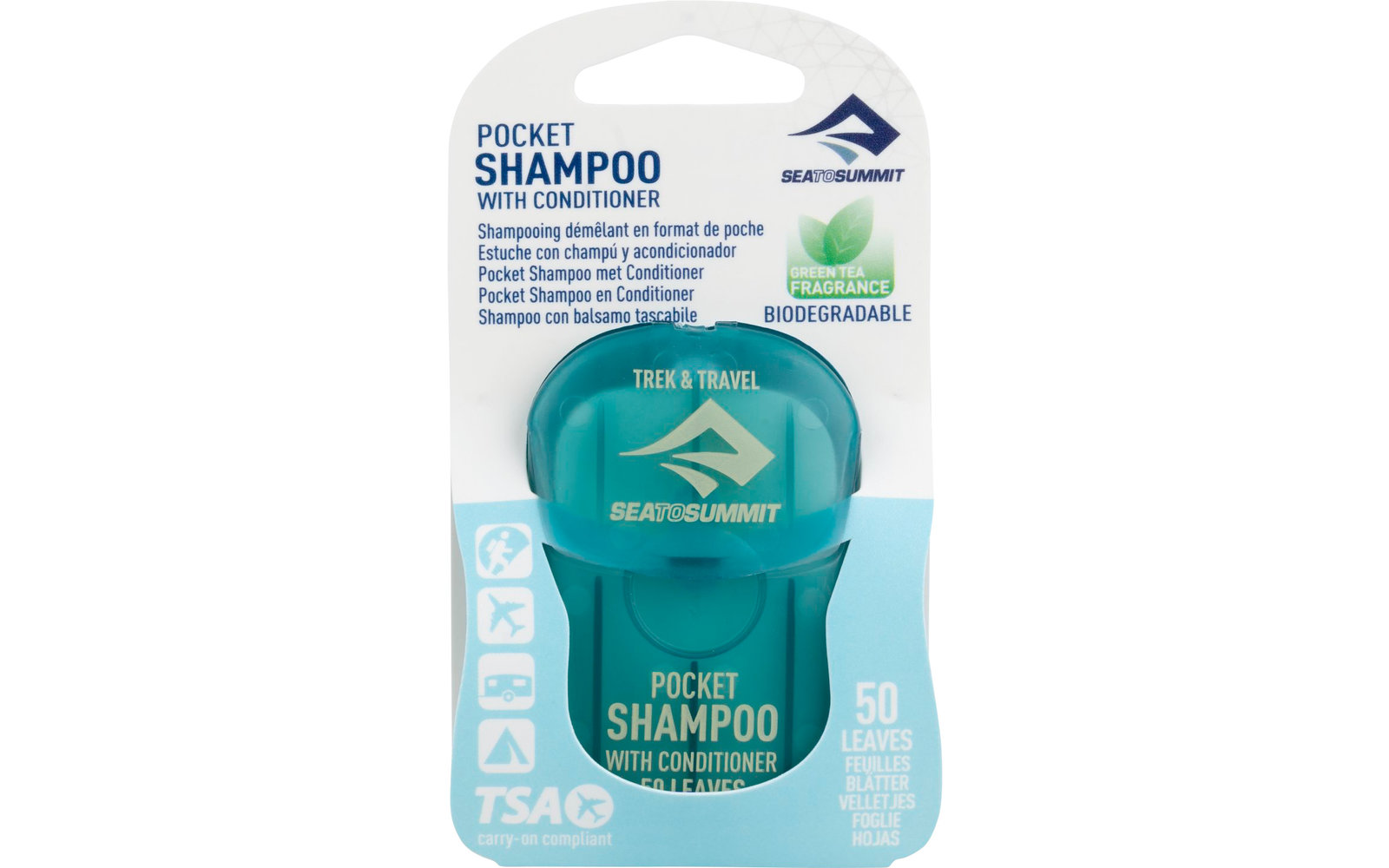Sea to Summit Trek & Travel Pocket Conditioning Shampoo 50 Leaf Shampoo und Conditioner 50 Blatt