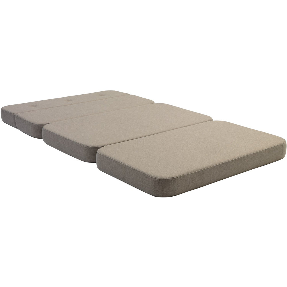 Køb by KlipKlap 3 Fold Sofa Sand With Sand KK 120 Cm