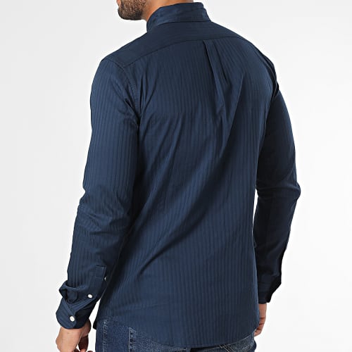Chemise Manches Longues Slim A1114 Bleu Marine