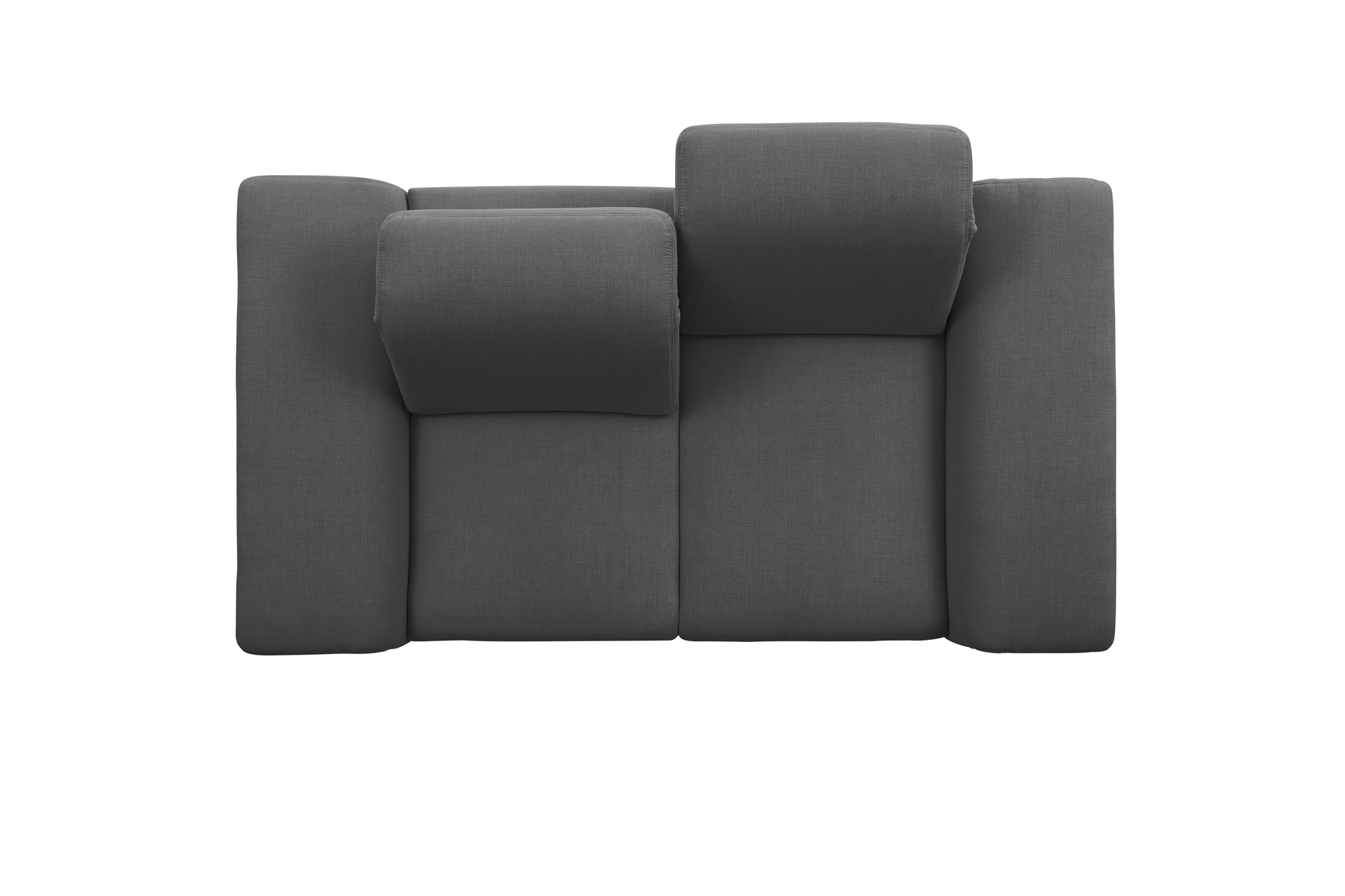 polsterpower 2,5-Sitzer Boxspringsofa - Miro grau - Basismodell