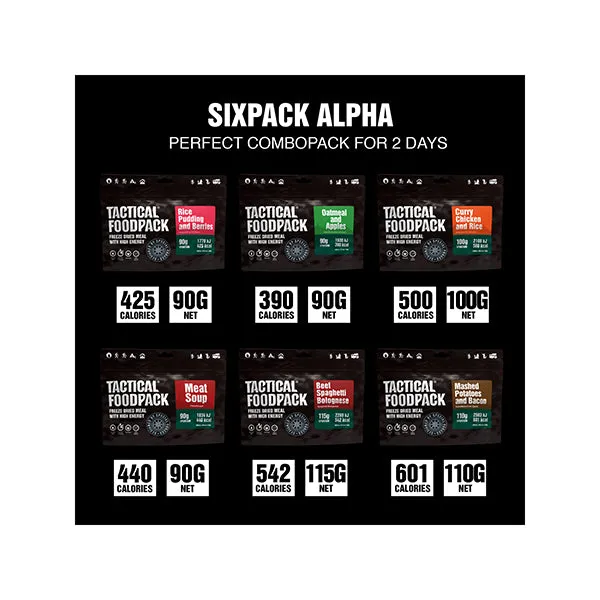 Tactical Foodpack -  Six Pack Alpha