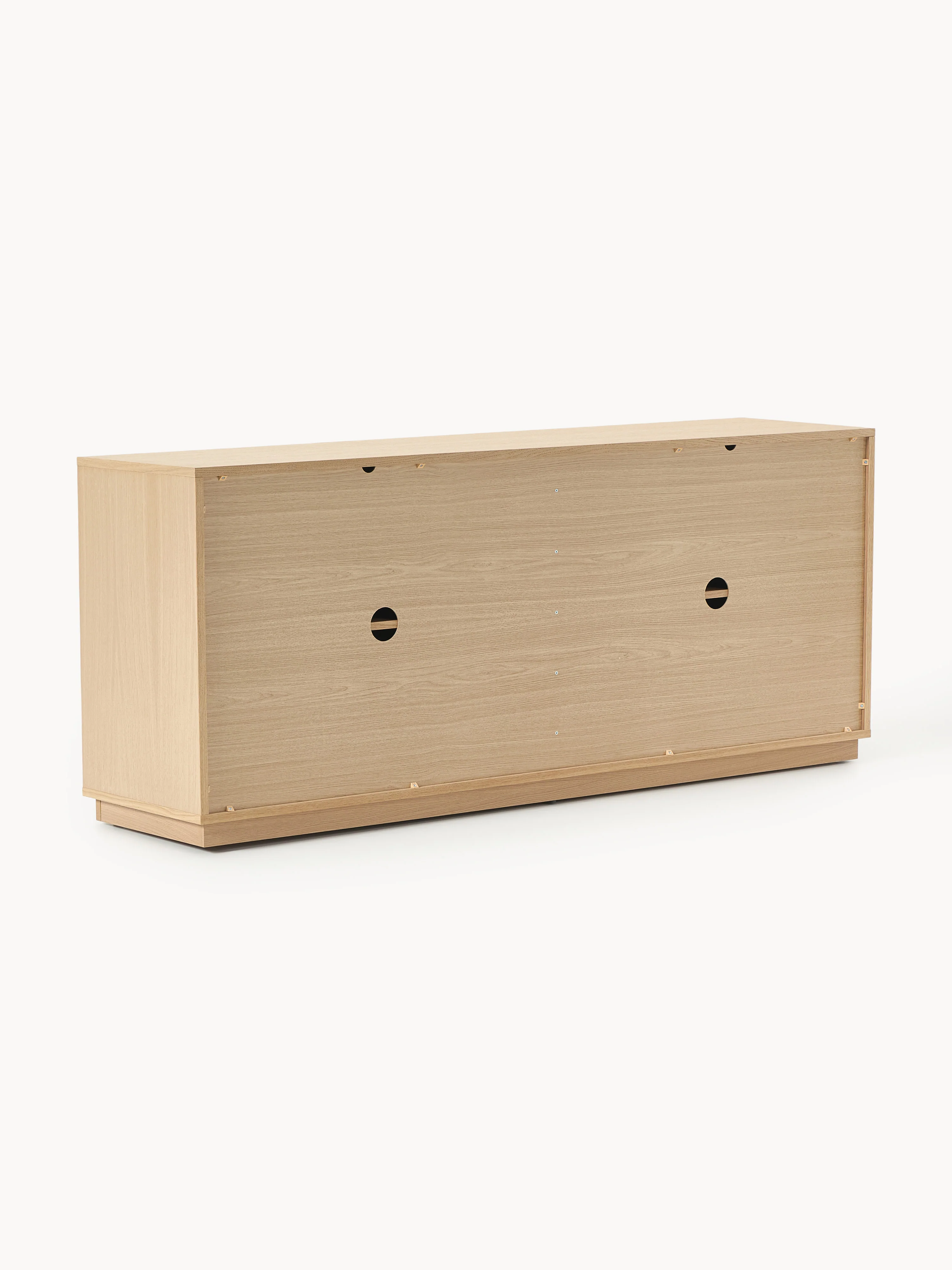 Houten dressoir Wisp met gestoffeerde voorzijde