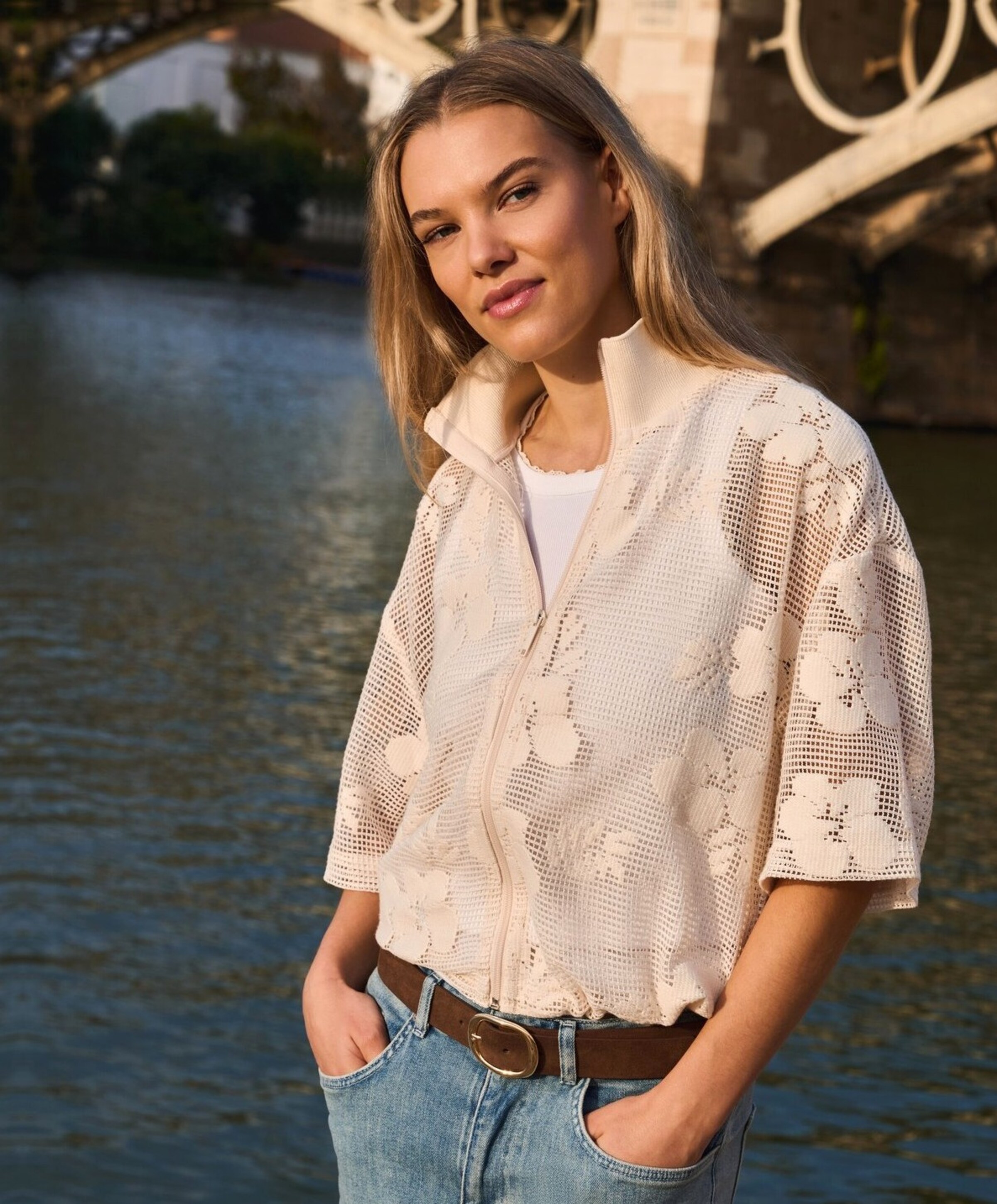 YAYA Dames blouse beige