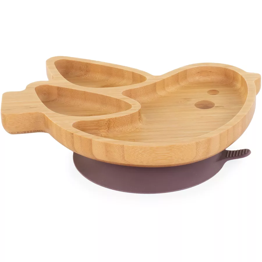 miniland Teller wooden plate chick