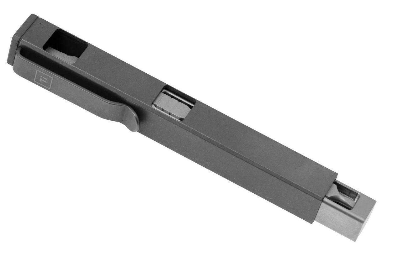 Big Idea Design Bit Bar Inline Max BB-IL-MAX Titanium, bit-driver met bitjes