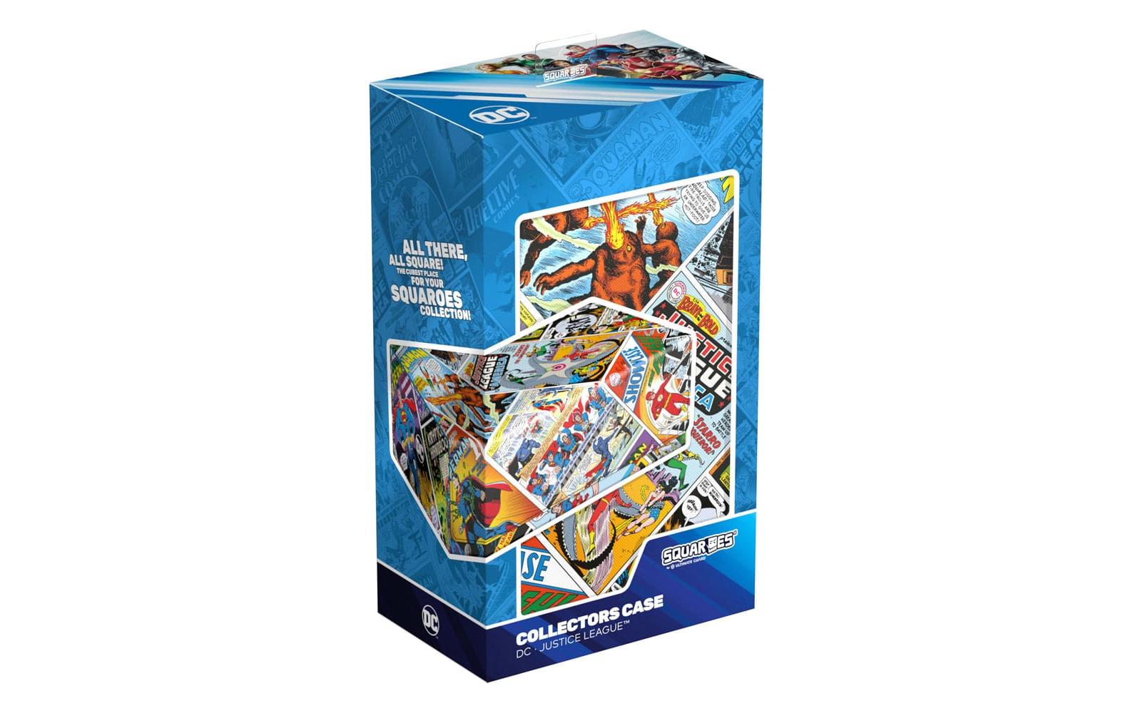 Kartenbox DC Justice League Collectors Case Vintage ComicsZur Aufbewahrung von Sammelkarten und Kartenboxen