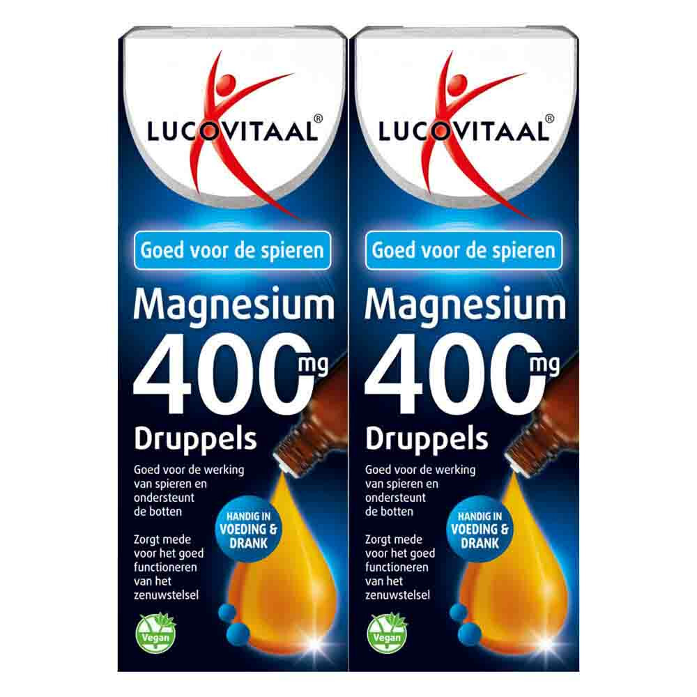 2x Lucovitaal Magnesium Citraat Druppels50 ml