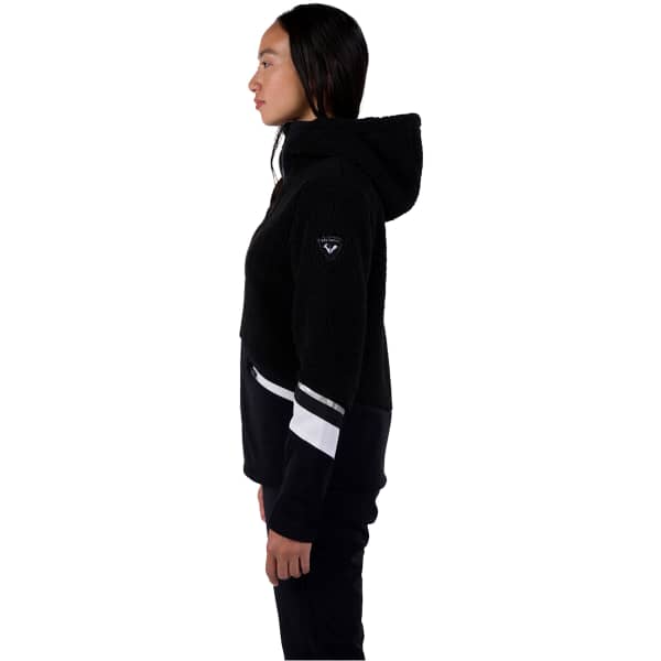 Veste polaire ROSSIGNOL W WISPILE FLEECE FZH BLACK