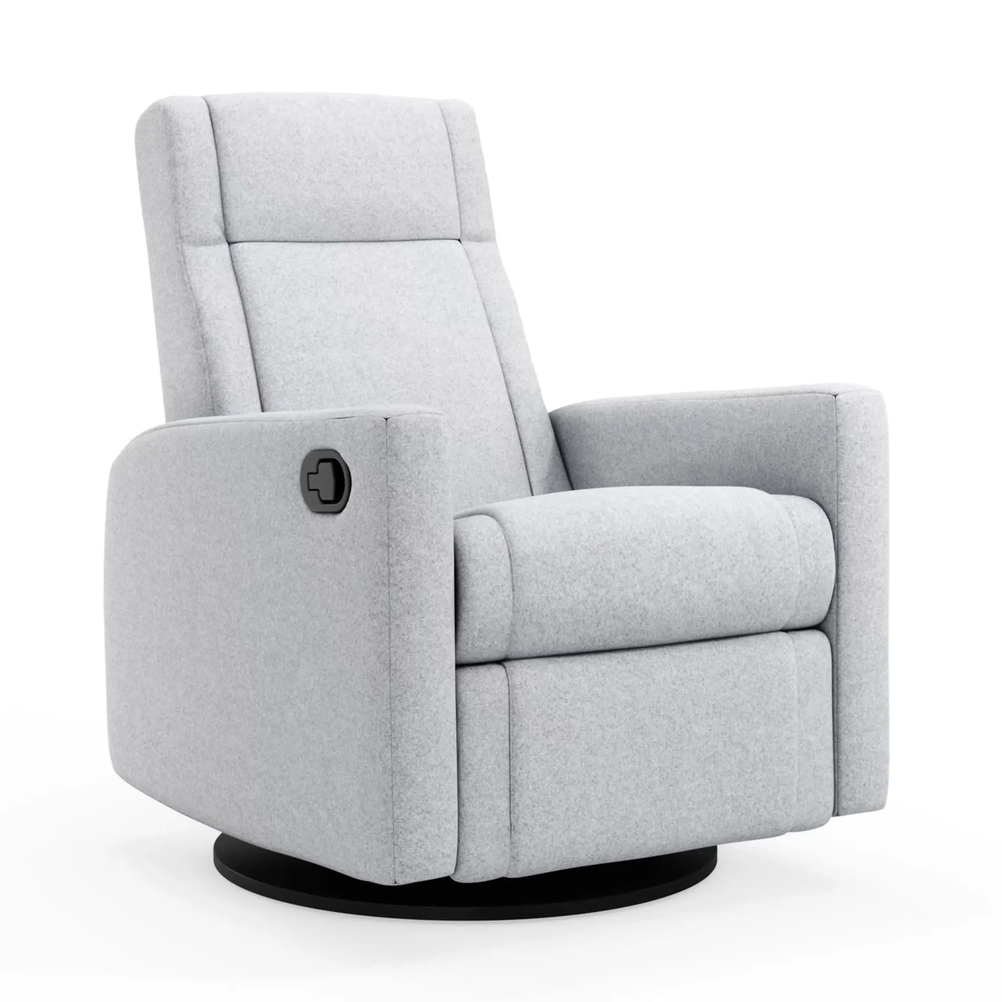 Jaymar BB Fauteuil Berçant et Pivotant Nelly - Arlo Heather Gris  Noir