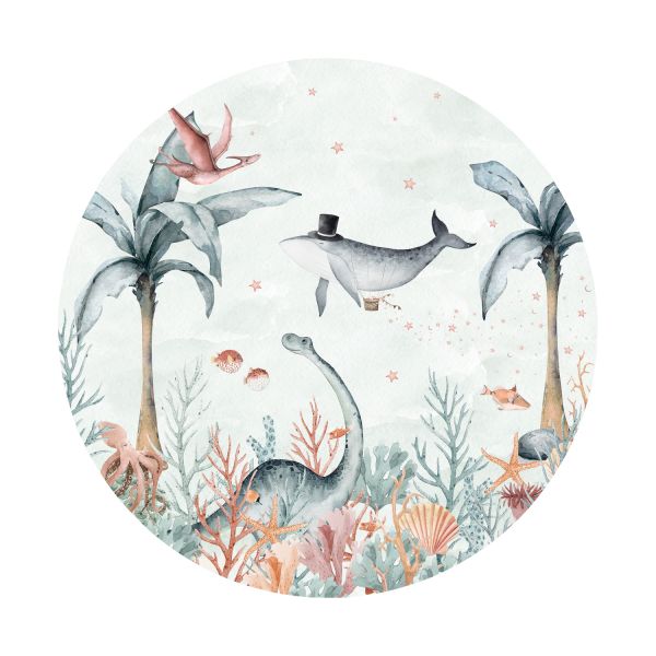 Creative Lab Amsterdam Flying Whale Behangcirkel 95 cm