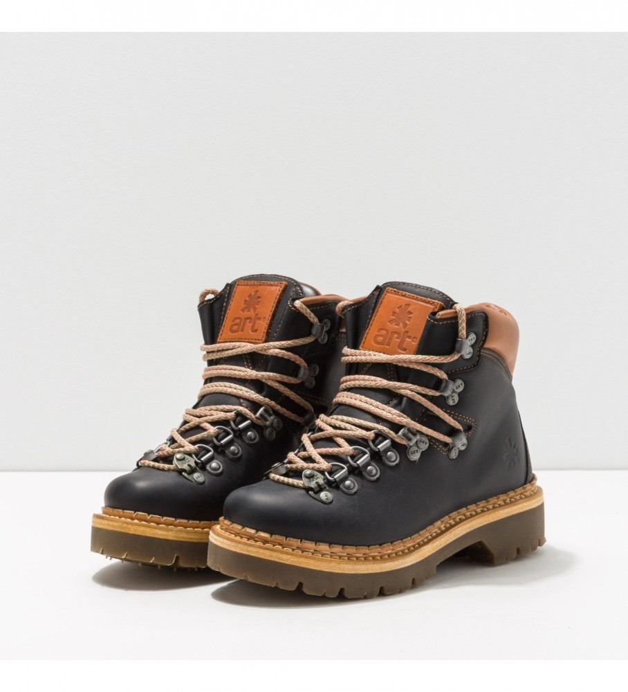 Botas Art Air Alpine 0903 em couro preto