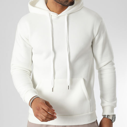 Lot De 2 Sweats Capuche 1070521 Beige Clair Noir